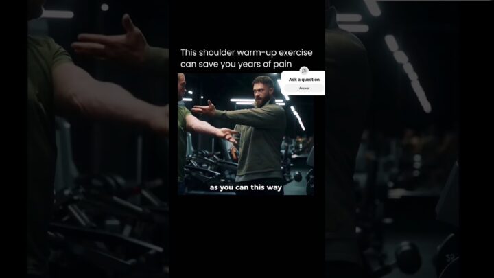 Best Shoulder Warm up Exercise Can save you from injury 🤜 @ChrisBumstead #youtubeshorts #shorts