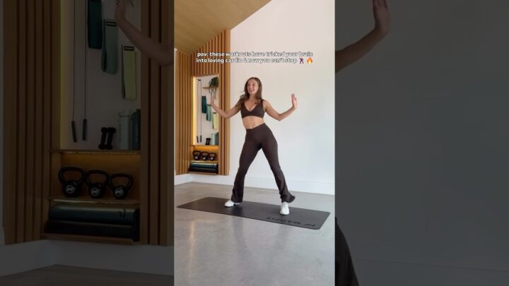 this workout will trick your brain into LOVING CARDIO! #shorts