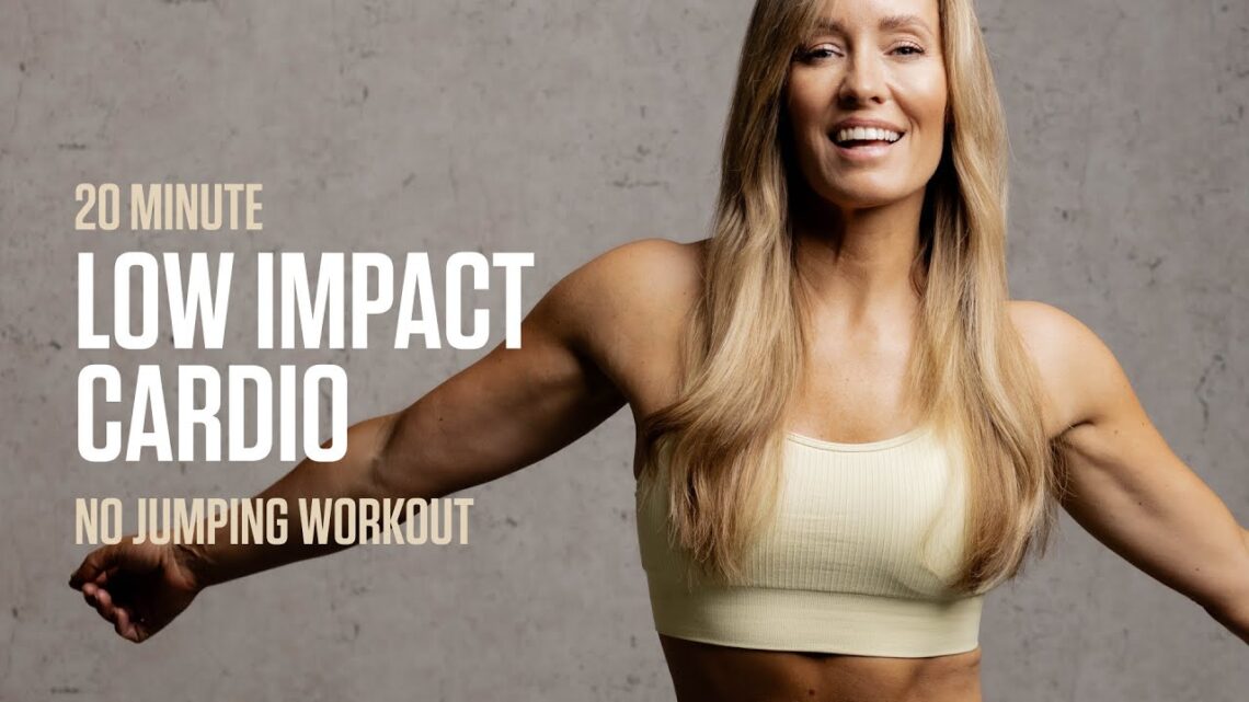 20MIN Low Impact Cardio At Home Workout (No Jumping)