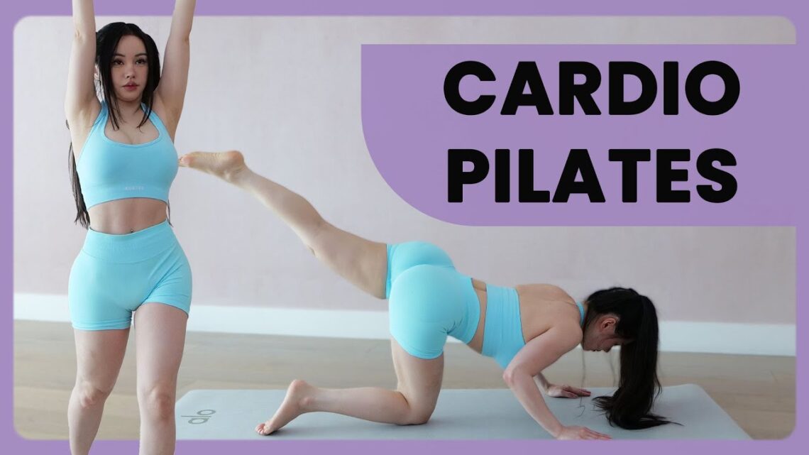30 Min Core & Cardio Pilates Workout – Full Body Tone – No Equipment