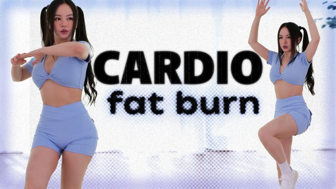 20 min Cardio Workout for Fat Burn – beginner friendly no lunges no repeats!