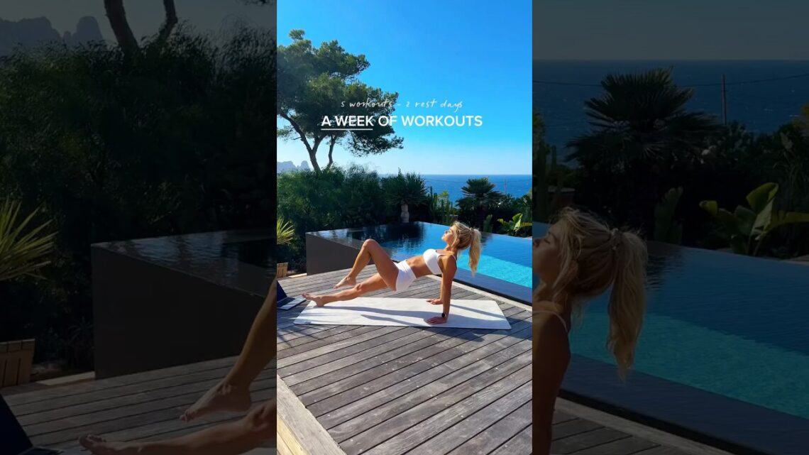 A WEEK OF WORKOUTS 😇 combining YT & gym