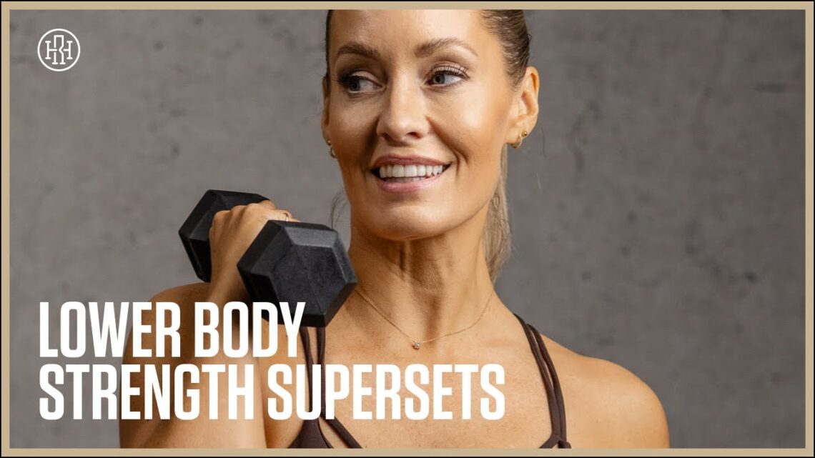 40MIN Lower Body Strength Supersets // Day 16: HR12WEEK 5.0