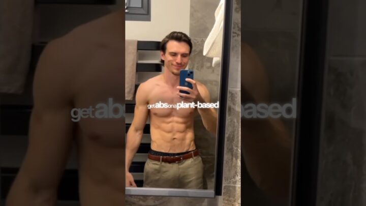 Can You Get Abs on a Plant-Based Diet?🌱 #plantbased #vegandiet #fitness