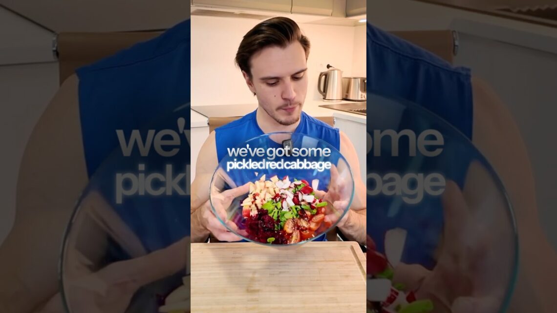 What’s In My “Big Salad” (and Why It Works) #vegandiet #plantbased #nutritiontips