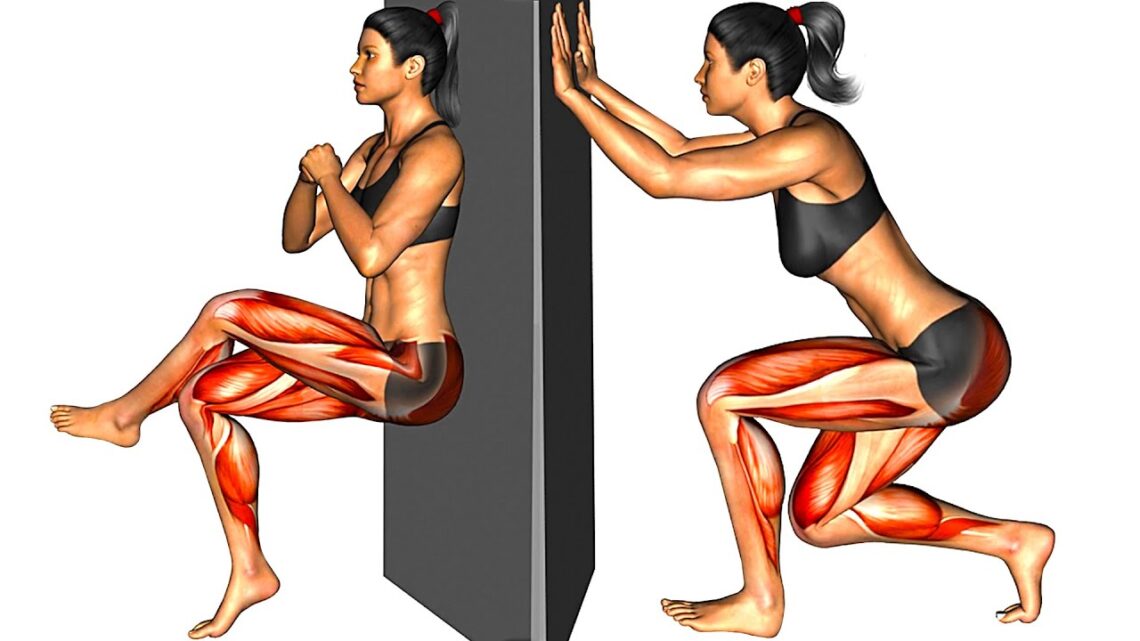 Quick Exercises At Home Against The Wall