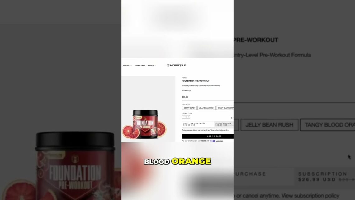 NEW Hostile Foundation Pre-Workout Flavors Dropped! #shorts