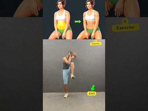 Belly fat workout at home Top 3 Exercise #fatloss #bellyfat #workout #fitnessmotivation
