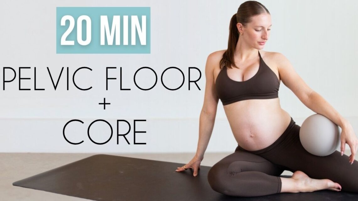 20 MIN PREGNANCY PELVIC FLOOR WORKOUT  Core + Pelvic Floor Exercises